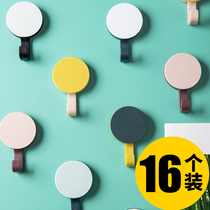 Net Red Net red adhesive hook room punch-free key hanger door door home with sticky hook cute creative decoration girl