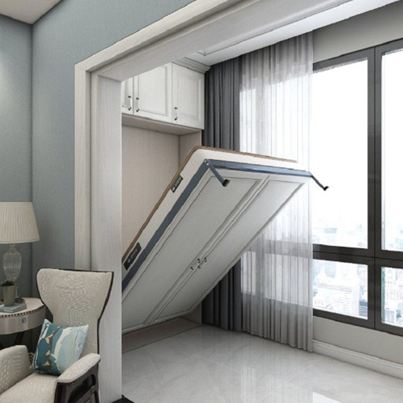 Provincial Space Invisible Bed Wardrobe Integrated Folding Multifunction Bed Small Family Type Wall-mounted Wall Bed Concealed Bed Household Bed
