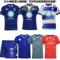2024NRL New Zealand Warriors home and away short-sleeved rugby jersey training uniform shorts Rugby jerseys