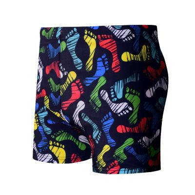 Đồ bơi nam Boxer Thời trang khô nhanh Thoải mái Bộ đồ bơi nam Bộ phân bón cộng với XL Quần lửng bơi suối nước nóng - Nam bơi đầm quần bơi nam hàng nào tốt