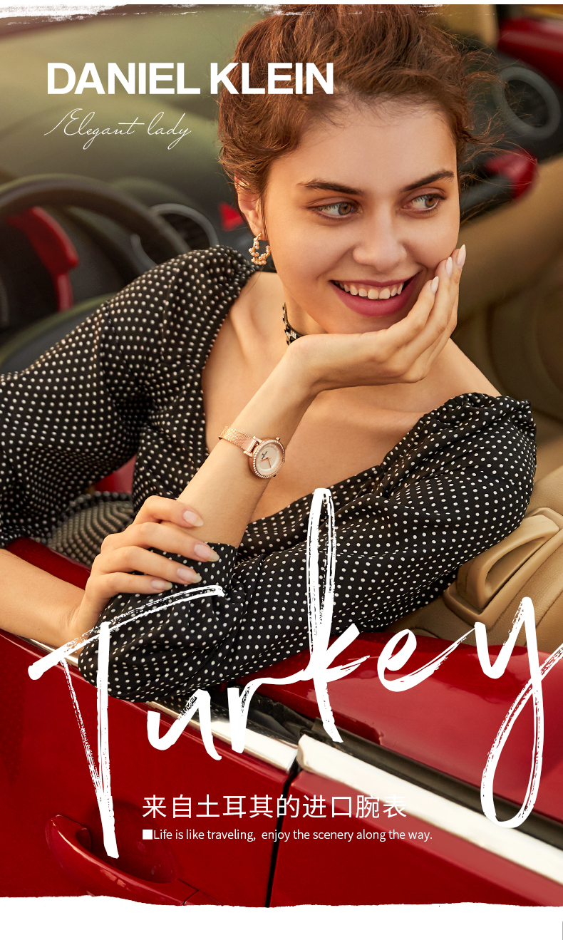 欧美小众品牌  Daniel Klein 女士花漾腕表 图1
