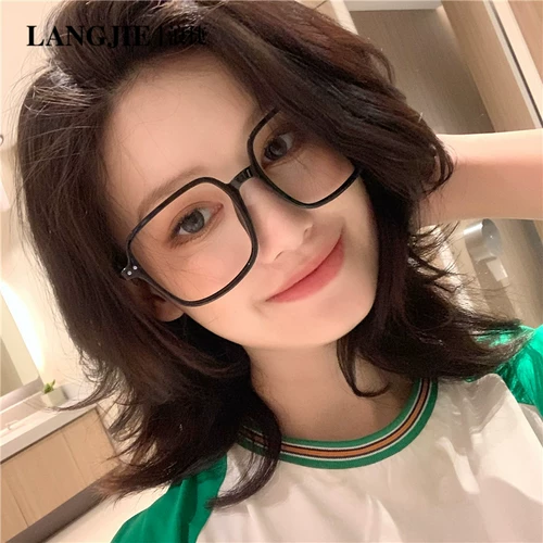 Корейская версия базового стекла Женского лица Большой лица, персонализированная миопия, миопия, чистая красная модель, плоское оптическое зеркало