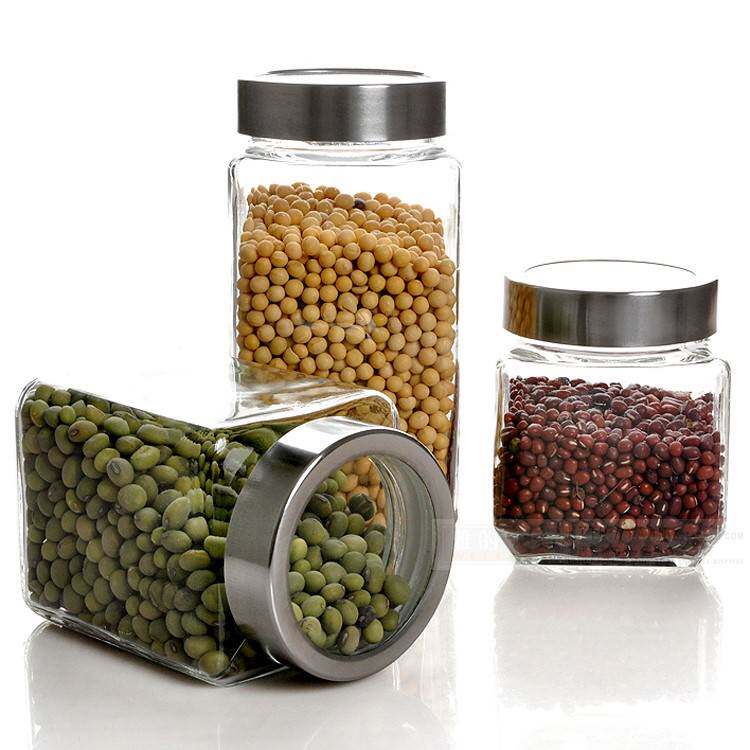 Kitchen Supplies Glass Storage Tank Storage Bottle Dry Fruit Cereals Tea Leaves Jar MILK POWDER TANK SEALED JARS