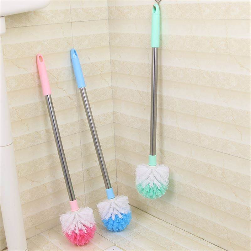 Cleaning brush round head wash toilet brush squat toilet no dead corner toilet brush toilet tool toilet brush extension