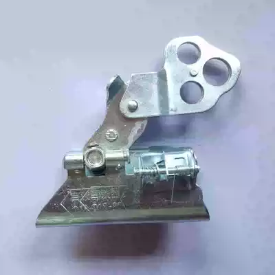 Safety rope self-locking device wire rope self-locking buckle high-altitude locking rope hanging basket self-locking device lower lifting device self-locking card