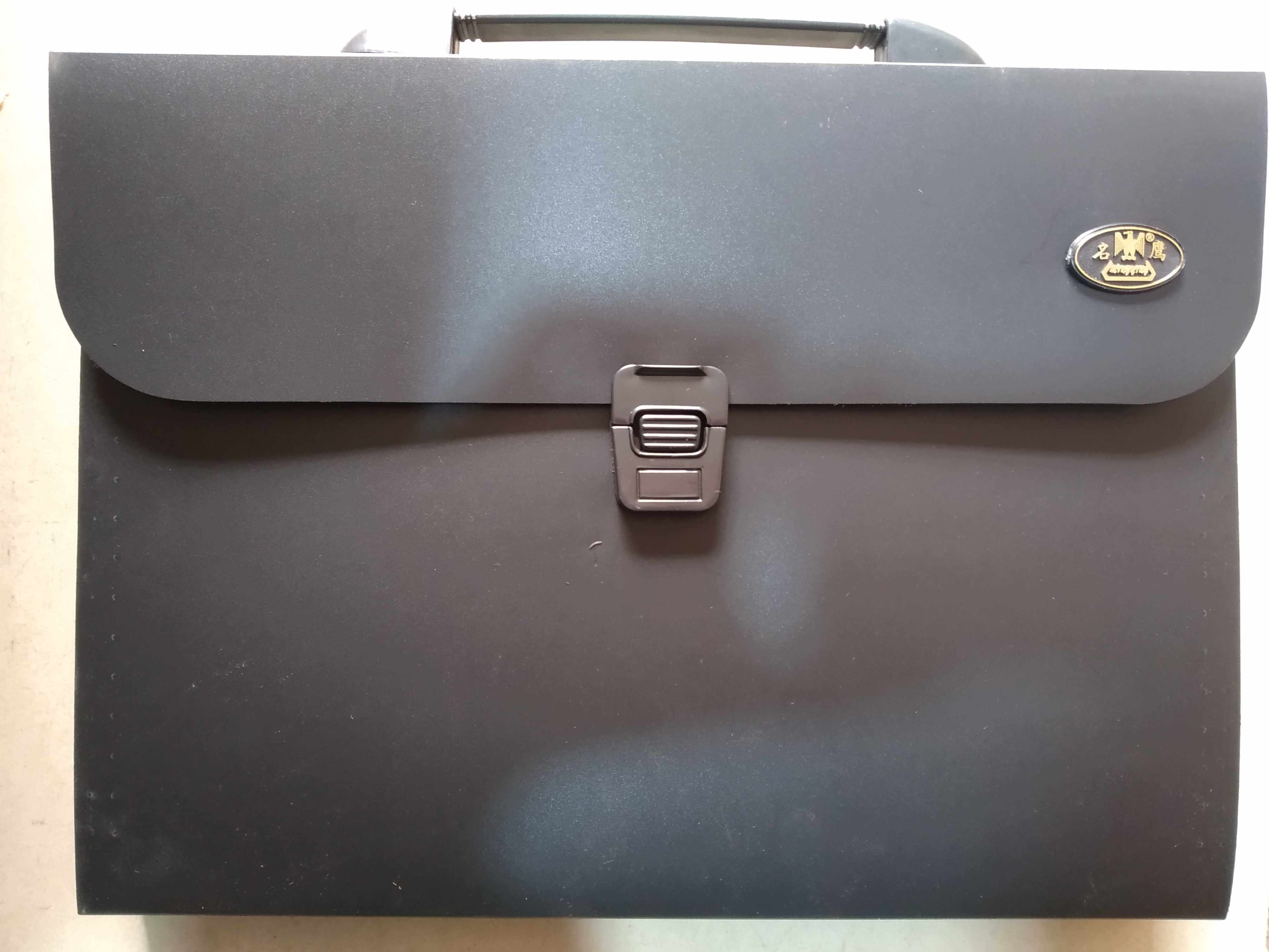 Clearing house handling A4 multilayer multi-clamping bag 12 open large number briefcase Multi-functional information accommodating bag office supplies