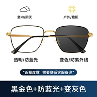 Черное золото+0 градусов профилактика синего света становится серым [изменение цвета/защита глаз два использования]