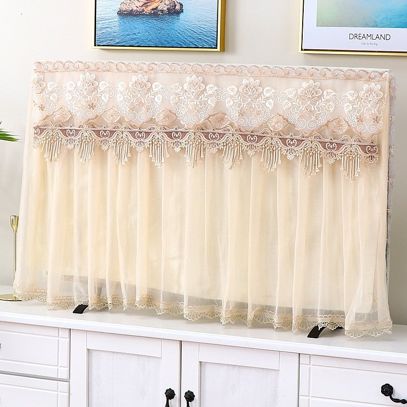 TV cover dust cover cover 55 inch boot does not take 65 inch 50 inch LCD lace anti-gray screen protector wall mounted