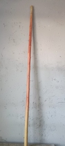 Boutique Red Xunzi long stick gun bar martial art stick length 1 92 Head 4 2 small heads 3 5 pens straight positive round pure red coarse stick