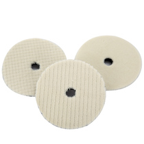 Car beauty wool polishing disc Japanese short wool disc pneumatic polishing self-adhesive bevel edge wool ball waxing wheel