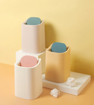 Desktop Trash Can Cute Teen Bedroom With Cover Small Mini Nordic Wind Ins Garbage Bag Desk Net Red
