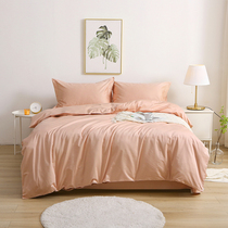 Export original order 1600 pieces 140 count high count high density thickened Egyptian long staple cotton sheet cover quilt cover pillow case customization