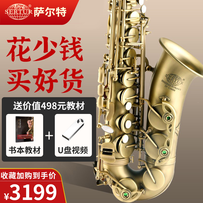 Salter alto saxophone instrument for beginners to play general-purpose drop e-tune SP6200 professional