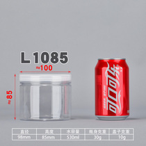 1085 aluminum cap sealed can food grade transparent plastic jar fresh food jar biscuit jar jam jar plastic bottle