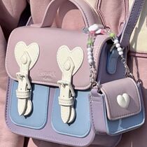 Yabi culture bag cute cream girly Cambridge bag crossbody y2k small square bag high-end shoulder bag sweet and cool