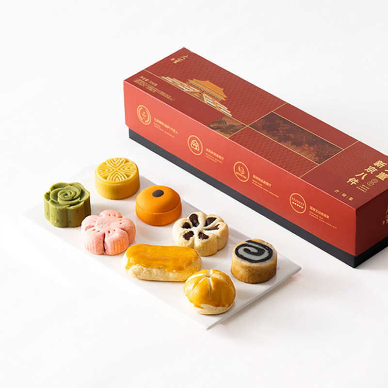 大董米其林餐厅招牌糕点 大董 新京八件糕点礼盒 240g 天猫优惠券折后￥59包邮（￥119-60）