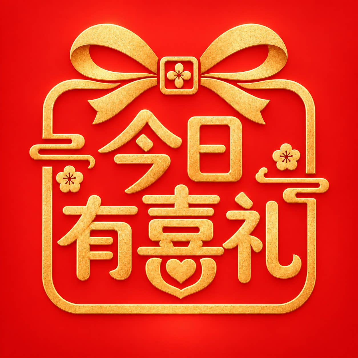 今日有喜礼的LOGO