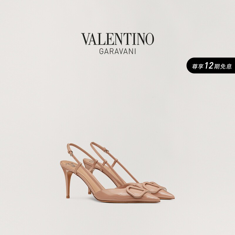 Valentino Valentino Women's Vlogo Signature High Heels Wedding Shoes [Gift]