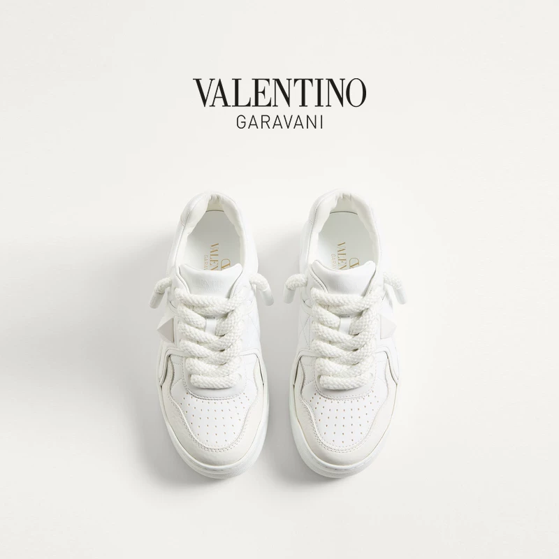 Женские спортивные кроссовки Valentino VALENTINO GARAVANI ONE STUD XL белые плоские повседневные стиль 2022 новая мода женская обувь европейский размер