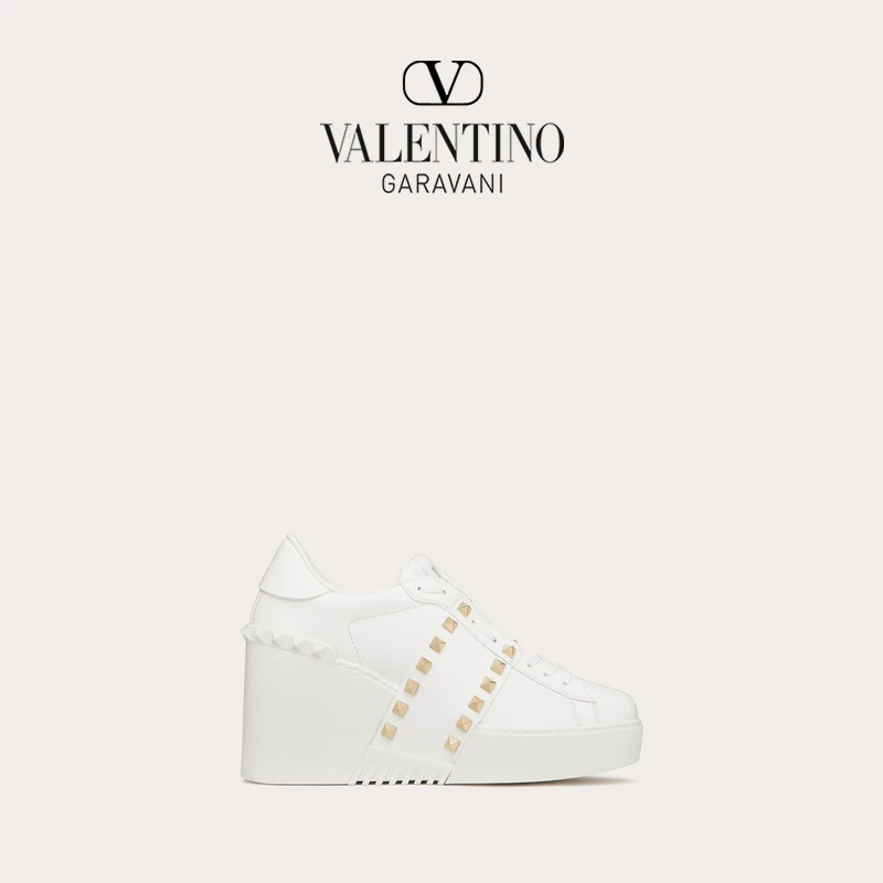 [24th issue] Ms. Valentino Ms. OPEN DISCO Cow Skilled Sneakers