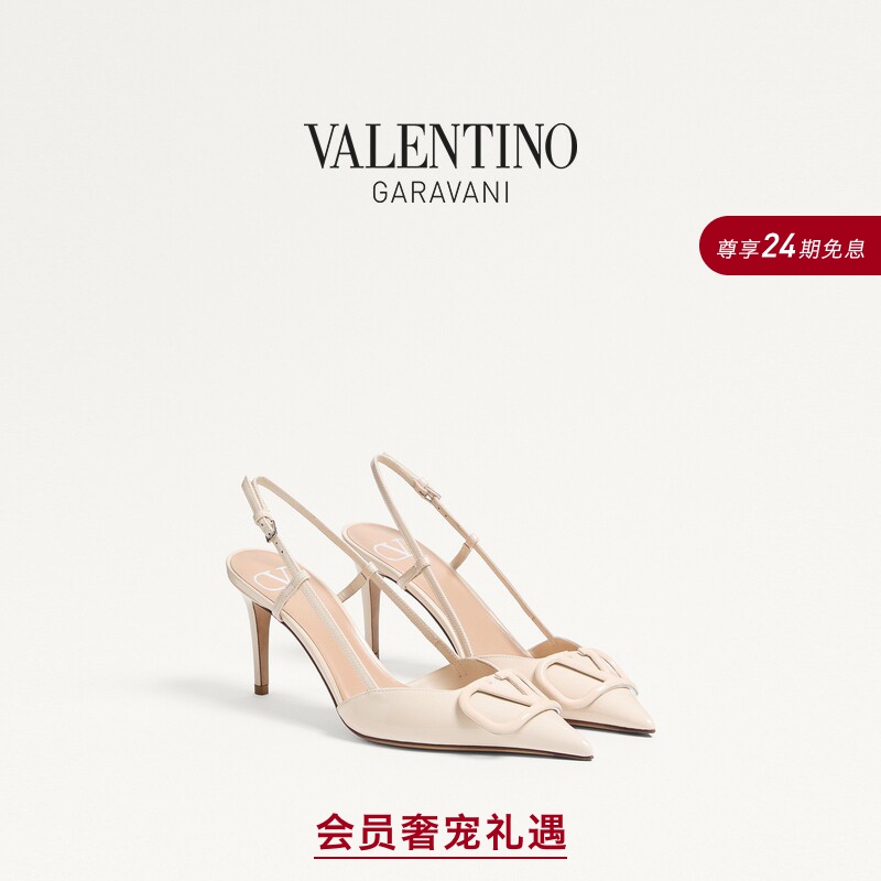 Valentino Valentino Women's Vlogo Signature High Heels Wedding Shoes [Gift]