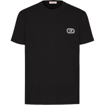 (Interest-free for 6 periods) VALENTINO mens VLOGO SIGNATURE cotton T-shirt