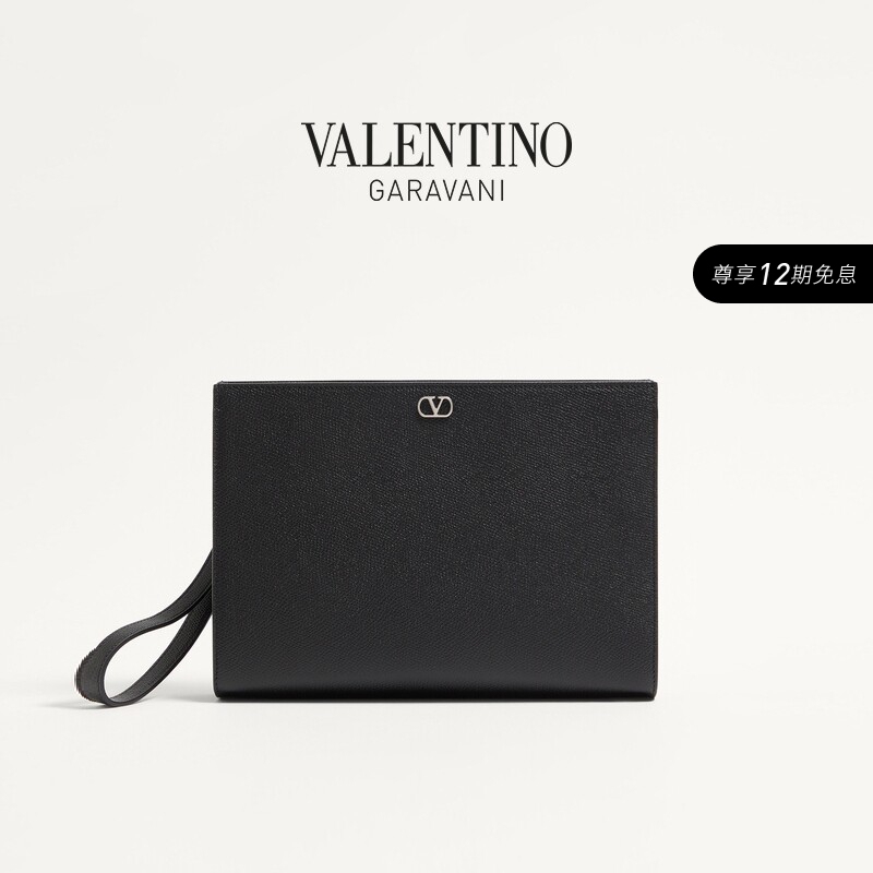 [12 Installments with No Interest] Valentino Valentino Men's Vlogo Signature Clutch Bag