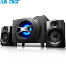 SAST Xike C2 Audio Desktop Home K Song Microphone Multimedia Heavy Subwoofer Wooden Bluetooth Active Speaker