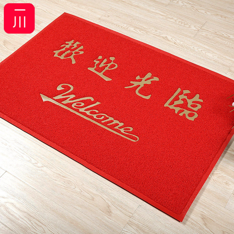 Welcome to the doormat welcome carpet in and out of the safe mat door mat non-slip foot pad custom logo