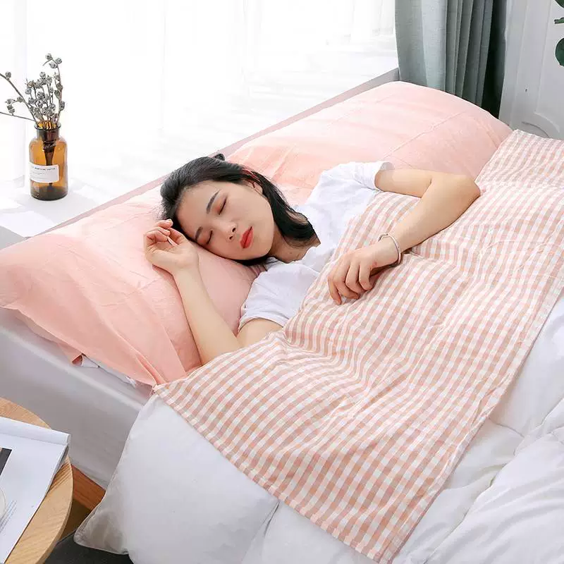 Túi ngủ cotton có thể giặt được người lớn nhẹ di động du lịch kinh doanh khách sạn giường khách sạn với khăn trải giường bẩn đôi nhà - Túi ngủ