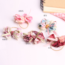 Spot] South Korea imported girl lace bow flower girl bridesmaid hand flower seaside vacation 0518