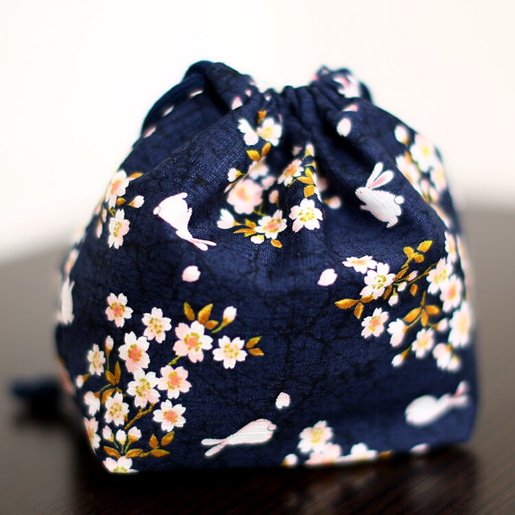 Japanese-Style Drawstring Bag, Sanitary Napkin Storage Bag, Large Capacity, Can Hold Overnight Pads