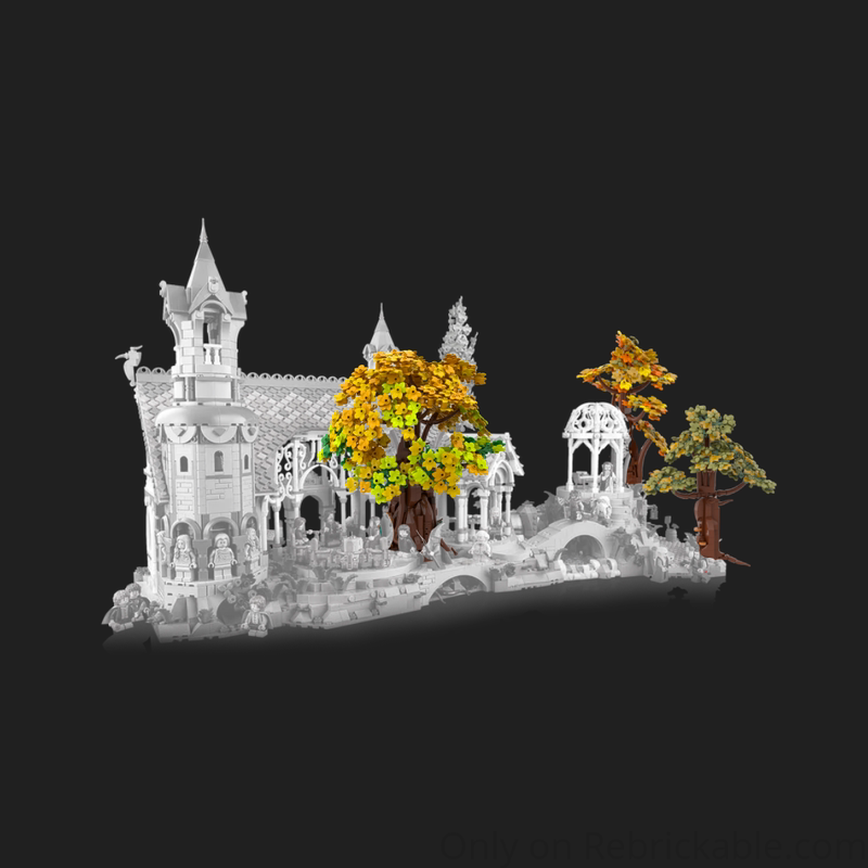 【High-Quality Brick Parts】Rivendell Lush Trees Moc-216710 Building Blocks Educational Toy Gift 【High-Quality Brick Parts】Rivendell Lush Trees Moc-216710 Building Blocks Educational Toy Gift