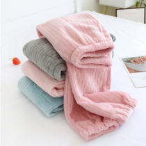 Autumn and winter flannel ladies warm pajama pants plus velvet padded coral velvet pants plus size outside wear bunches home pants