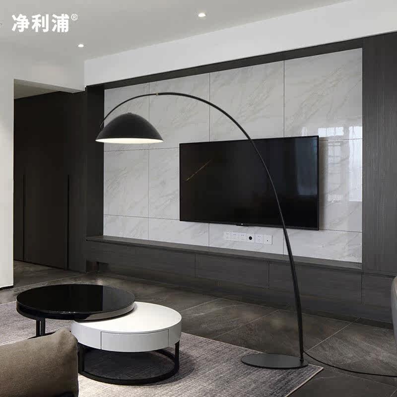Net Lipopole minimalist floor lamp Nordic postmodern phishing minimalist living-room sofa floor lamp designer-like board room