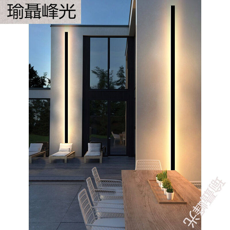 Solar Outdoor Wall Lamp Solar Wall Lamp Outdoor Wall Lamp Waterproof Strip Courtyard Lamp Outdoor Wash Wall Light Le