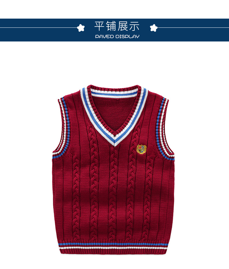 Áo vest bé gái vest bé gái vest cotton 2018 xuân hè trẻ em mặc áo len dệt kim bé trai áo khoác ba lỗ có mũ bé trai