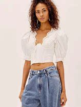 OLASTAGE Australian designer brand for love lemons swarm with a foam sleek sleeve shirt summer