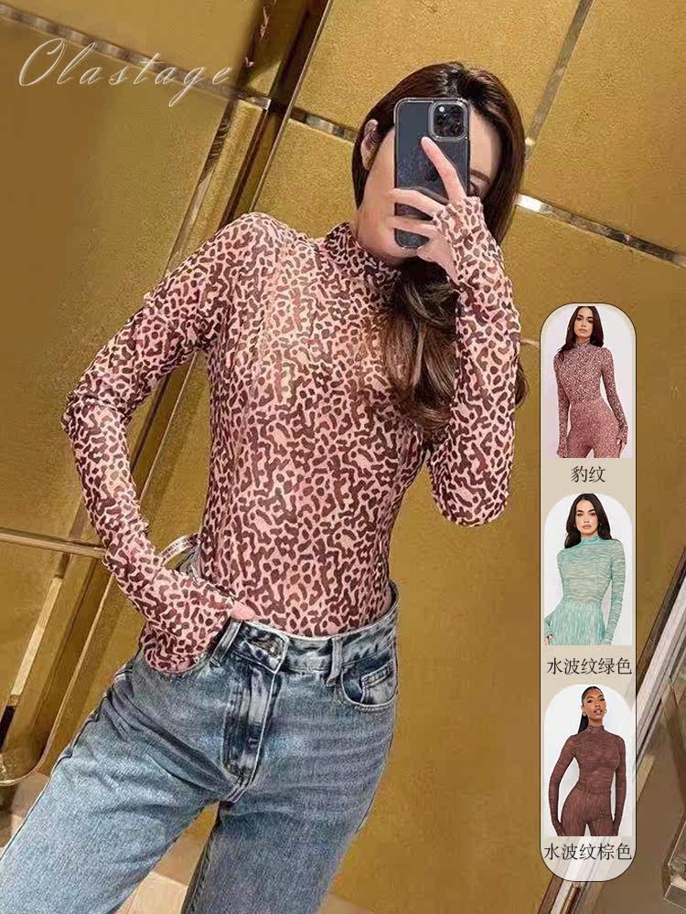 OLASTAGE Australian niche designer house of cb new product water ripple jumpsuit net red ins