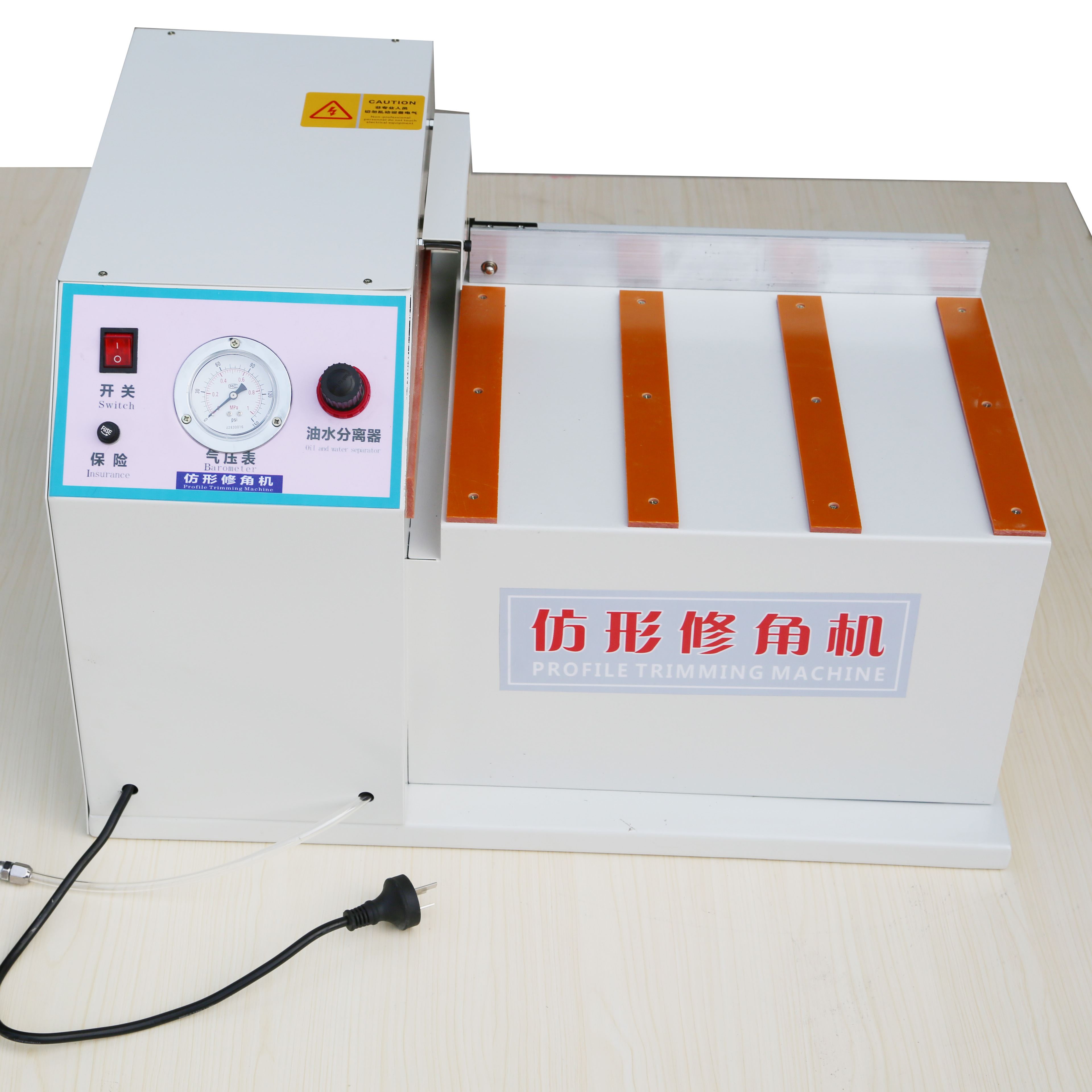 Woodworking profiling trimming machine head chamfering all-in-one machine portable portable cabinet plank edge banding machine supporting chamfering