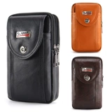 Мужской кожаный дорожный ремень, поясная сумка, сумка для телефона, универсальный рюкзак на одно плечо