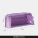 Прозрачная оконная сумка двухслойная фиолетовая