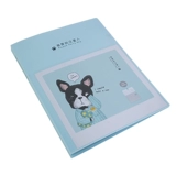得力A4资料册72552卡通小学生试卷画册奖状收集册透明多层插页文件夹简约小清新可爱海报册30页办公用品