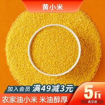 Declaration of five grains Inner Mongolia Chifeng yellow millet 5 kg eat small yellow rice millet porridge viscous grains and miscellaneous grains