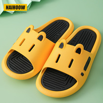 Nai goods slippers female summer household non-slip bathroom bathing couple home mens slippers summer wear thick bottom