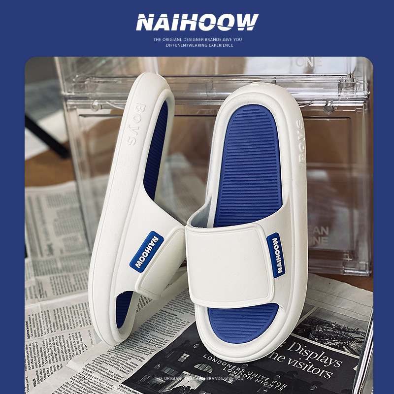 Nay Cargo Slippers Men's Wave Outside Wearing Summer Advanced Sensation Sports Non-slip Deodorant Couple Outdoor Trendy Men-lined