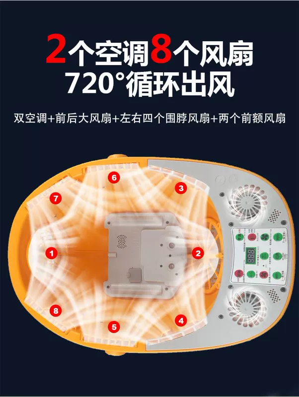 nón công trường Mũ bảo hộ lao động an toàn có quạt năng lượng mặt trời mũ điều hòa không khí lạnh làm mát có thể sạc mũ bảo hiểm
