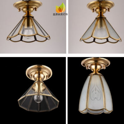 Yiyuan pure copper small ceiling-mounted corridor, staircase entrance, entrance area, balcony, storage room, bar counter, dressing room, wardrobe room