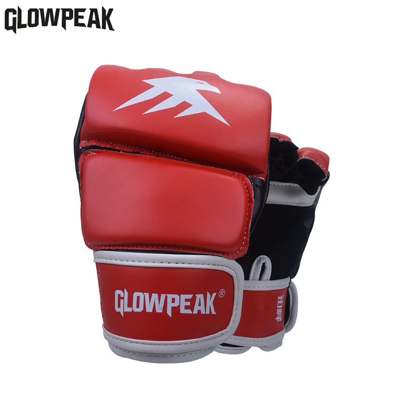 Glowpeak Explore Half Finger Boxing Gloves Men Sanda Fighting Adult Tug