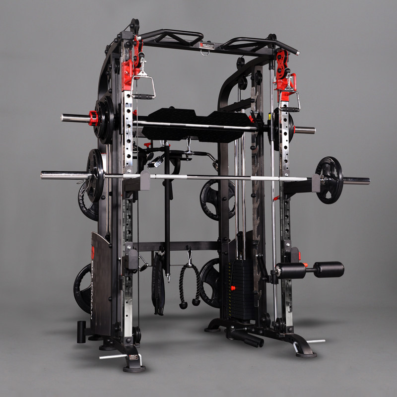 Smith Machine Integrated Trainer Bench Bench Squat Gantry 1 4 inch Socket Wrench Bird Fitness Equipment Full Multifunctional Indoor
